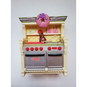 Fisher Price Loving Family Dollhouse Holiday Kitchen Unit Stove Oven Replacement